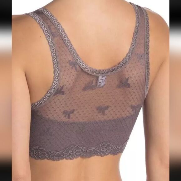 Wishlist Sheer Lace Bow Bralette size M - Picture 2 of 8